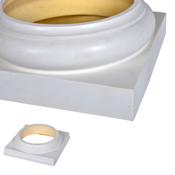 8 ROUND TUSCAN CAP AND BASE China PU building materials manufacturing plant PU Roman PU building materials furniture
