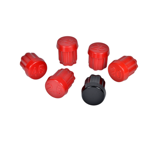 Dischi Sbarre all'interno del tappo del tubo interno PU spina tappo del tubo rosso Tappo nero