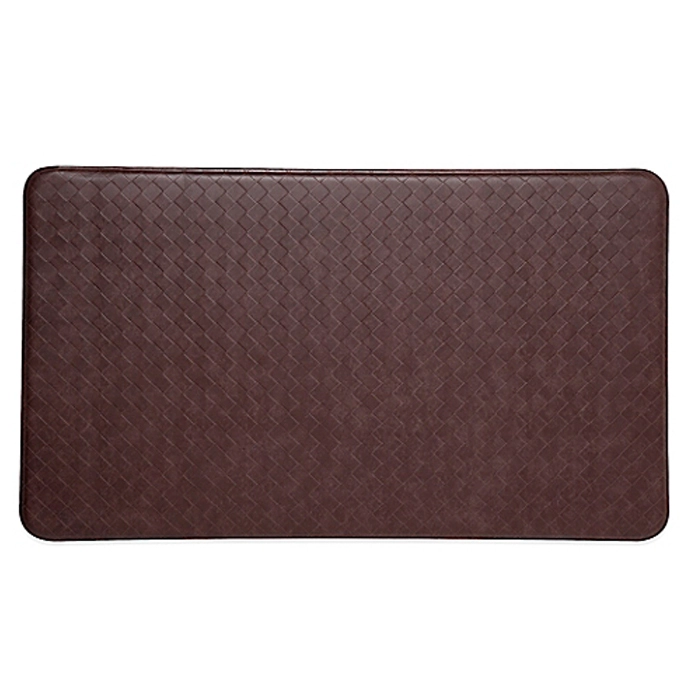 Black ergonamic comfort anti fatigue floor mat for office/kitchen standing, 100% PU foam floor desk mat