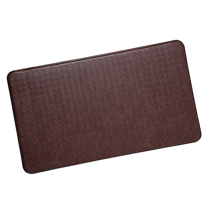 Black ergonamic comfort anti fatigue floor mat for office/kitchen standing, 100% PU foam floor desk mat
