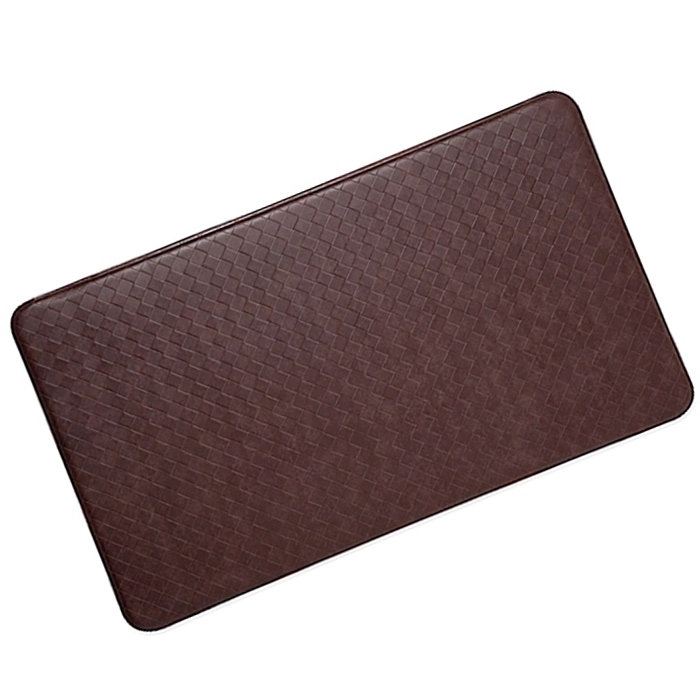 Black ergonamic comfort anti fatigue floor mat for office/kitchen standing, 100% PU foam floor desk mat