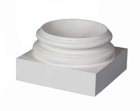 Building Decoration PU Roman column, Roman column polyurethane circular base, customized PU Rome stigma