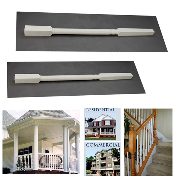 China Fujian PU railing factory, custom high grade PU small mansion staircase railings garden, houses small railing, PU railing Suppliers China