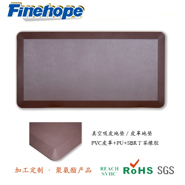 China produtos de poliuretano fornecedores, esteiras de sucção de vácuo, esteiras de couro do saco do plutônio, anti-fadiga almofadas, almofadas de couro do PVC