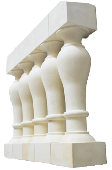 Custom PU building decorative railings, polystyrene cornice,polyurethane Continental railings, balustrades handrails