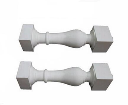 Custom PU foam railings, PU building decorative railings, polyurethane wood railing