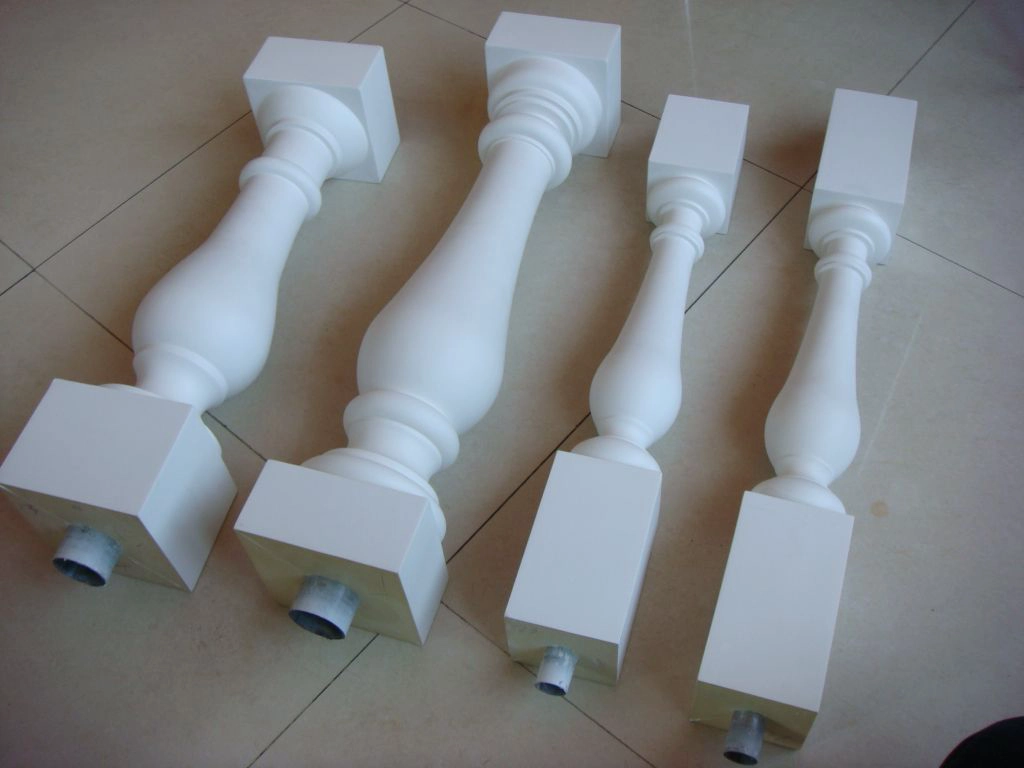 Custom PU leuningen, polyurethaan elegant balustrades, PUR-schuim balustrades, PUR baluster leuningen