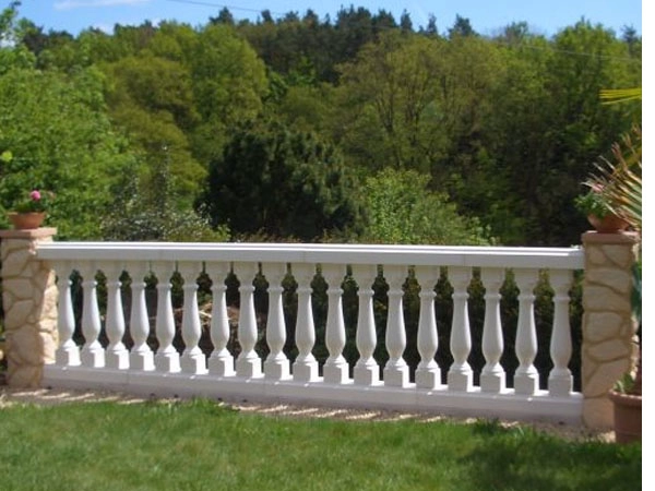 Decorative railing and balusters, balusters for garden, outdoor PU balusters, Polyurethane PU balustrade