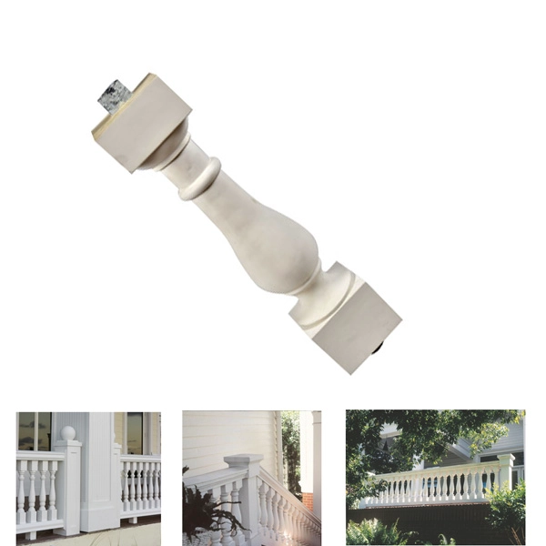 Fujian usine personnalisée de haute qualité PU rampes d'escalier manoir cinq pouces grande balustrade rambarde Vase PU PU usine en Chine