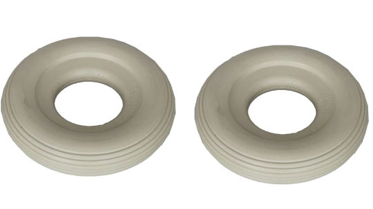 Bons pneus droite PU roues bonnes amicales durables et sans danger et environnementaux de caoutchouc mousse roues de jouets en caoutchouc solide