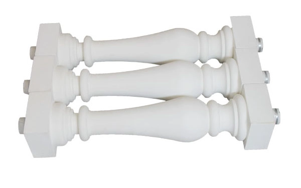 High density of PU foam baluster, Interior iron stair railing,Railing outdoor stairs,Wood and iron stairs railing