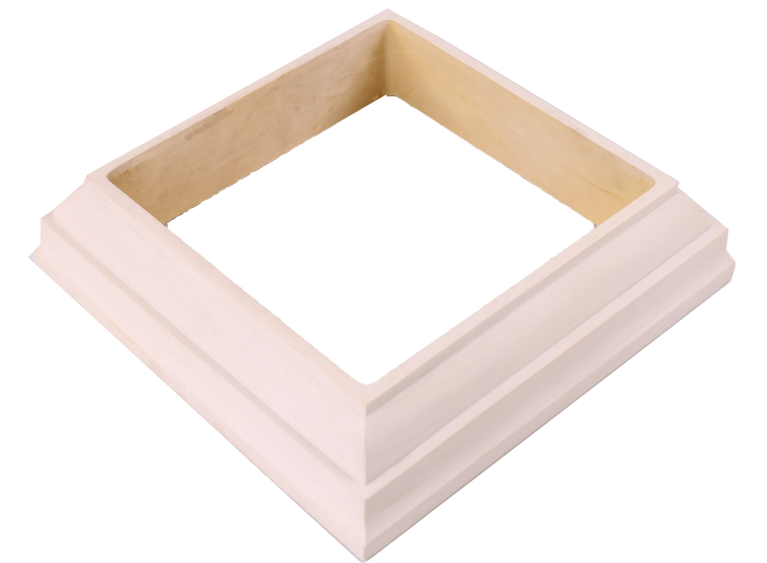 Qualitativ hochwertige OEM-Design weißen Baustoff Säulenbasis und Kappen