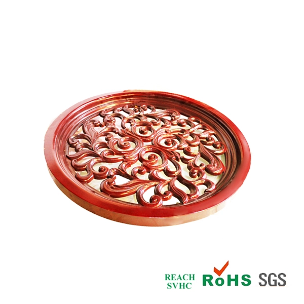Imitation wood round plate, imitation wood carved window, PU foam bubble disc, Chinese polyurethane manufacturers