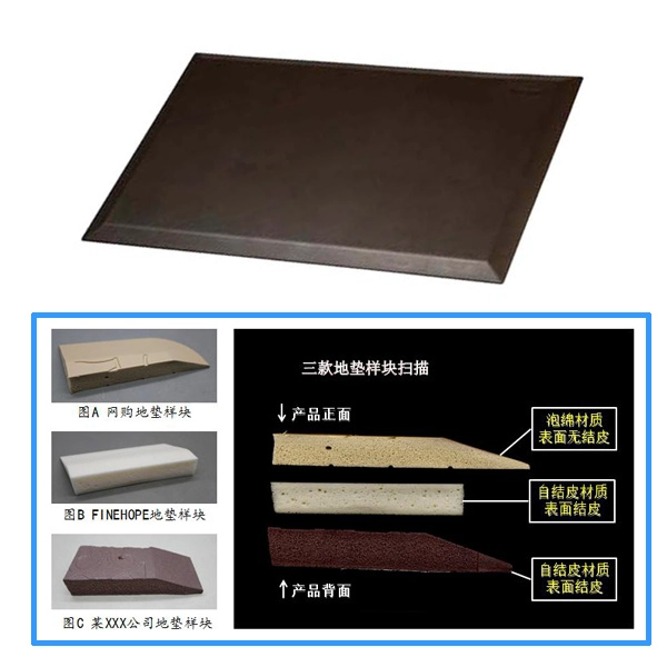 厨房婴儿停止抗疲劳地垫厨房地垫防滑防水PU舒适垫