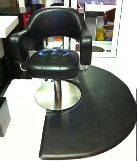 Personnalisation de masse de tapis de salon de beauté en polyuréthane résistant et résistant à la fatigue pour salon de coiffure