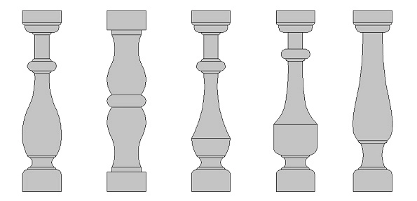 New popular products home decoration pillar interior stairs railing designs exterior wood stairs
