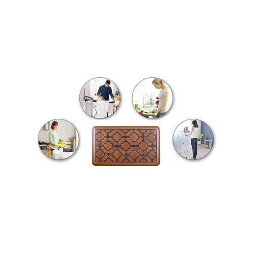 OEM 2018 Newest Anti Fatigue Standing Comfort Mat,High Quality Anti Fatigue Mats,Beige Leaf Door Mats Outdoor,Standing Comfort Mat