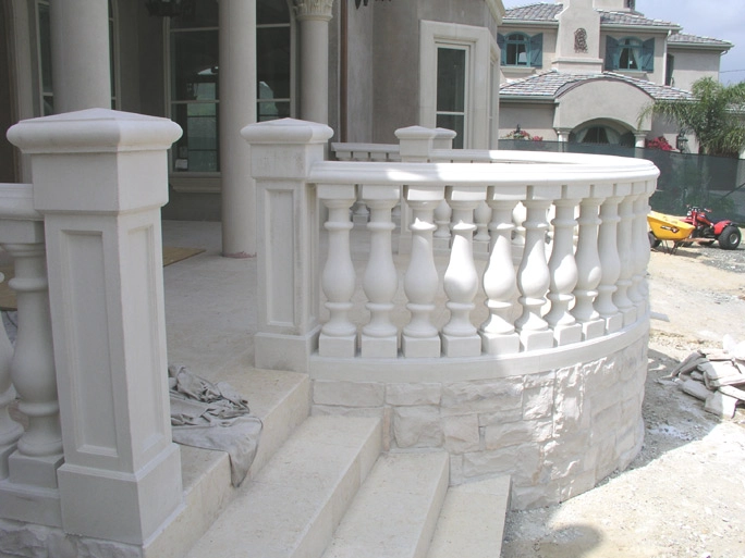 Balustres de poids léger d'unité centrale, balustres personnalisés de poids léger, balustrade de balcon pu personnalisable, colonnettes de haute qualité