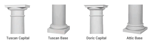 piramide cap & base, geel hek cap, hek post tops, hout newelpost caps