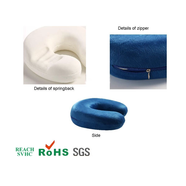 PU memory foam neck pillow care, comfort pillow PU, PU slow rebound pillow, neck pillow car care