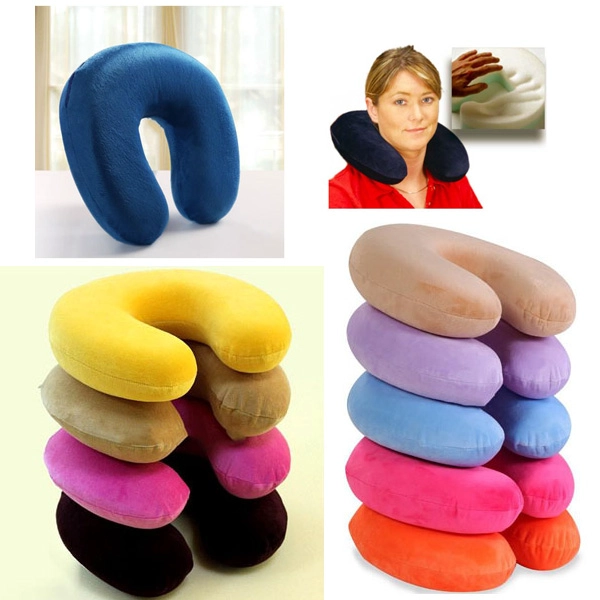 PU memory foam neck pillow care, comfort pillow PU, PU slow rebound pillow, neck pillow car care