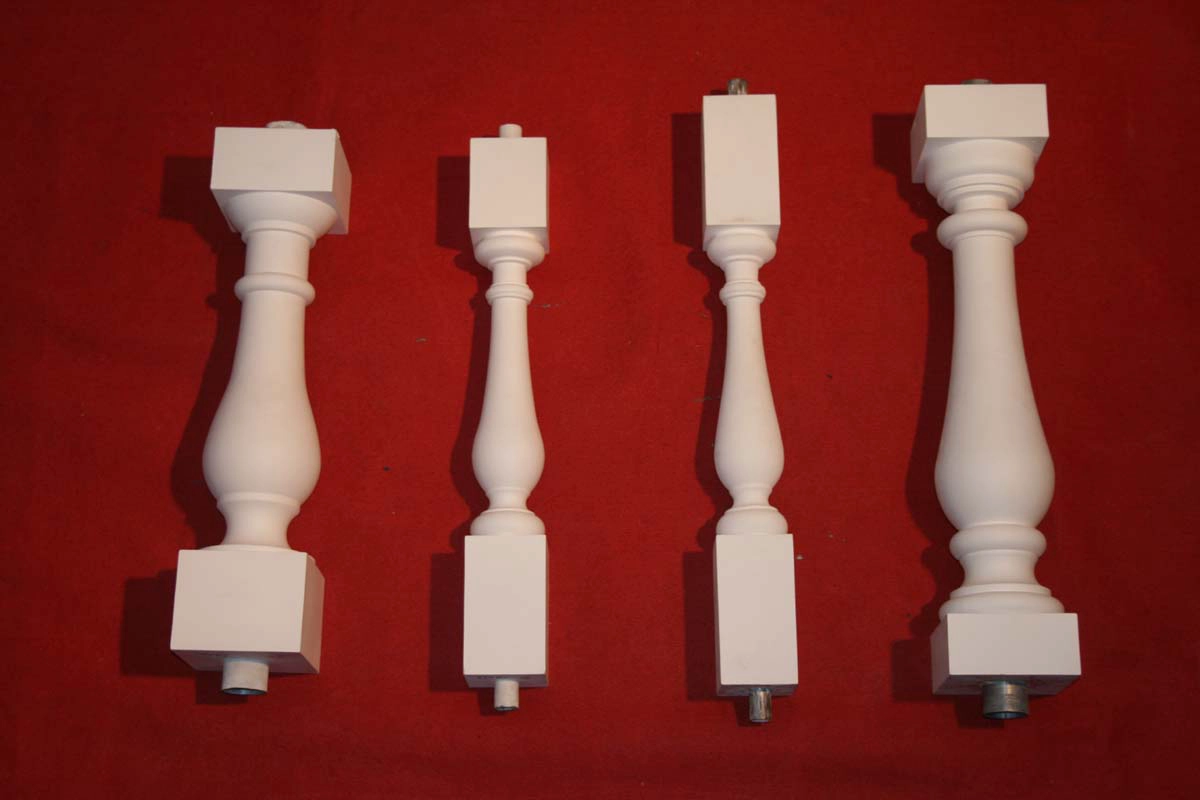 PU rigid foam baluster, traditional design rigid foam balusters, customizable PU balusters design, outdoor balusters for balcony