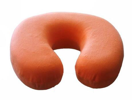 PU semi-circular head massage pillow, PU slow rebound neck Zhenxin, polyurethane memory foam U-pillow