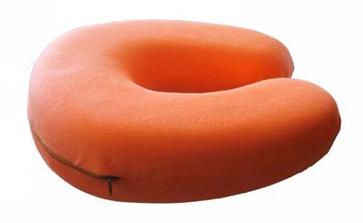 PU semi-circular head massage pillow, PU slow rebound neck Zhenxin, polyurethane memory foam U-pillow