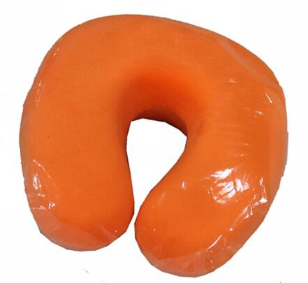 PU semi-circular head massage pillow, PU slow rebound neck Zhenxin, polyurethane memory foam U-pillow