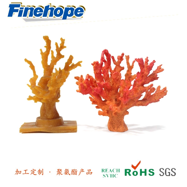 PU-Simulation des Meeres Aquarium aquatischen Pflanzen, PU-Elastomer falsche Korallen, Polyurethan-Schaum Simulation Koralle, China Polyurethan-Produkte Lieferanten