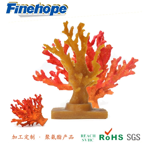 PU-Simulation des Meeres Aquarium aquatischen Pflanzen, PU-Elastomer falsche Korallen, Polyurethan-Schaum Simulation Koralle, China Polyurethan-Produkte Lieferanten