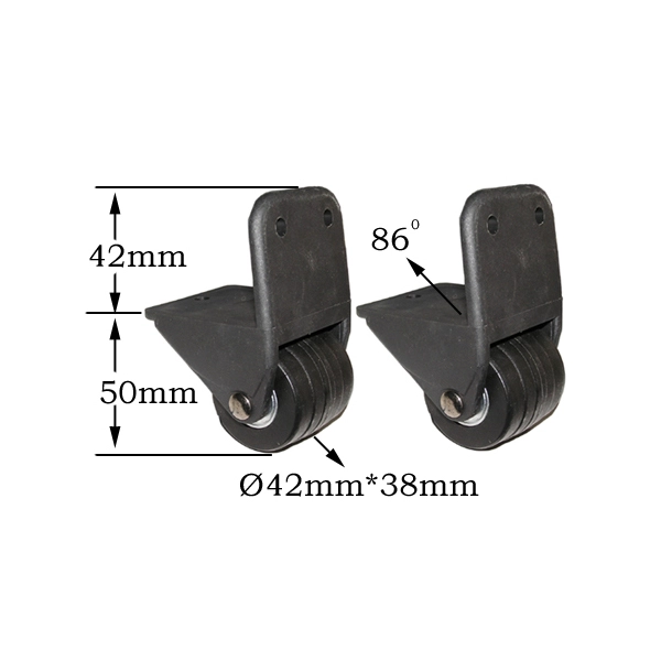 PU suitcase wheels, luggage carrier wheel, high quality PU sold wheel of suitcase, solid PU luggage wheels