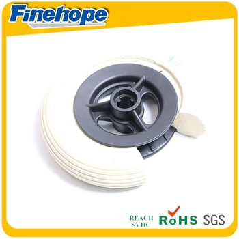 PU tyre beach wheels,solid polyurethane tire,PU foam filled wheelchair wheels ,luggage wheel replacement parts