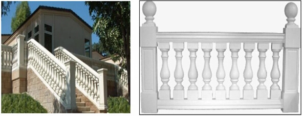 Polyuréthane PU balustre balustre