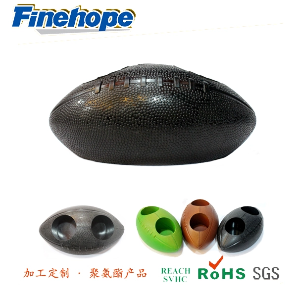 Rugby decorativo do poliuretano, futebol lustroso da espuma do plutônio, esteira material do copo da espuma do plutônio, fabricante de produto do poliuretano de China