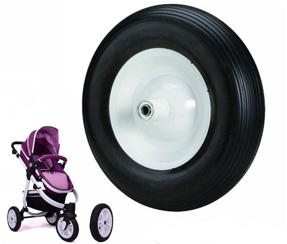 Polyurethan-Gießharz Lieferanten Kinderwagen-Reifen, benutzerdefinierte Verarbeitung Kinderwagens Reifen, PU-Reifen Babywagen