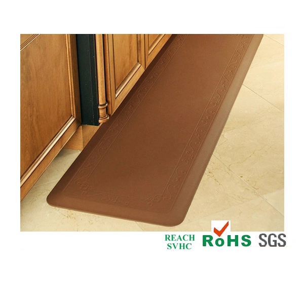 Polyurethane long section with a pattern bar mats Chinese factory, PU foam anti-fatigue mats made in China, PU mats China suppliers