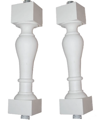 Chine fabricant balustre de polyuréthane, balustre décoratif, conception balustre, balustre extérieure
