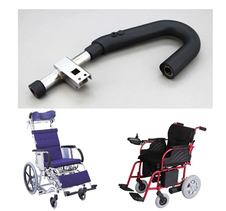 Fournisseurs de Chine Xiamen auto skinning polyuréthane gérer le scooter âgées âgées fauteuil balustrade, les chariots âgées de main courante