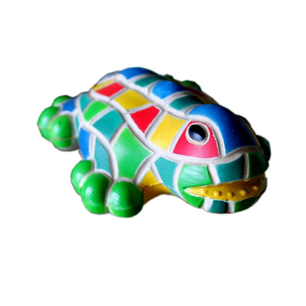 La producción de joyas de juguete PU espuma rana de color personalizado proveedor de espuma de poliuretano de China Xiamen