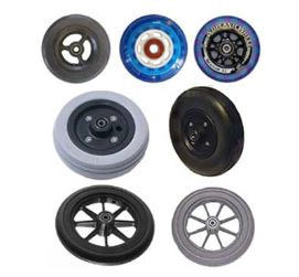 Reversible seat direction baby stroller tires