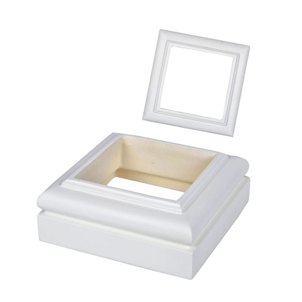 Roman 6-inch square base, square Roman polyurethane cover, custom PU Roman base