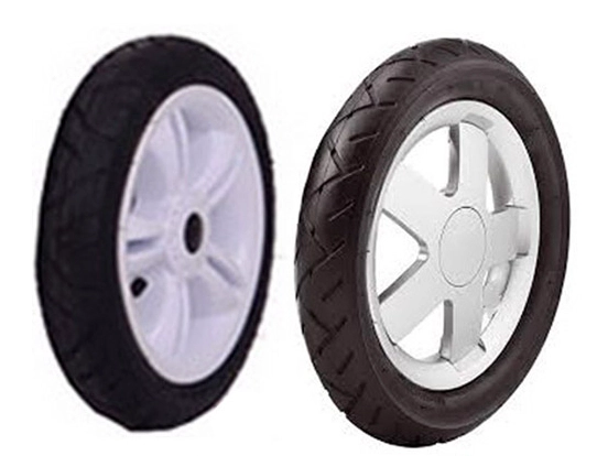Security slip durable polyurethane tire trolleys
