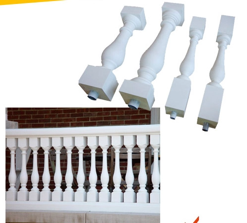 antigue baluster railing,attractive outdoor baluster,high quality outdoor stairs for balcony,cheap baluster with high quality