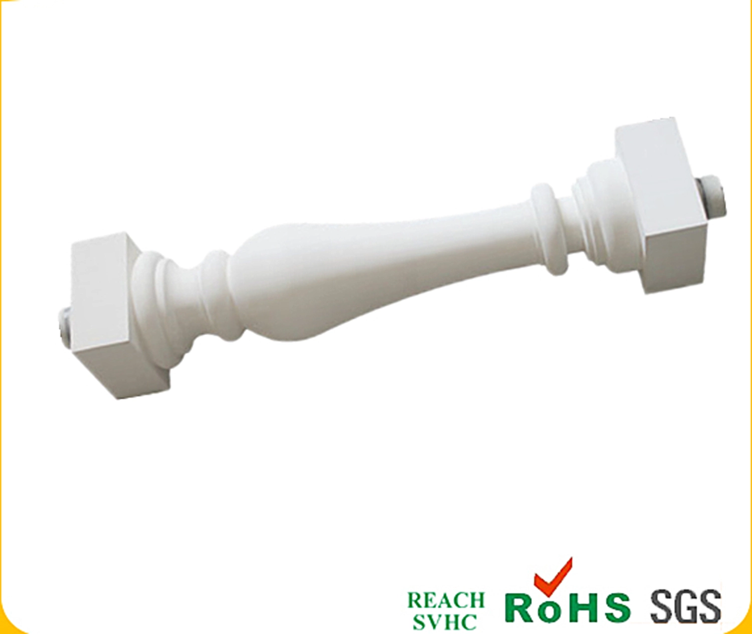 China bacony railing pu baluster, decoratve stair baluster, Polyurethane balustrade, concrete baluster mold, New popular products baluster handrail balustrad fabrikant