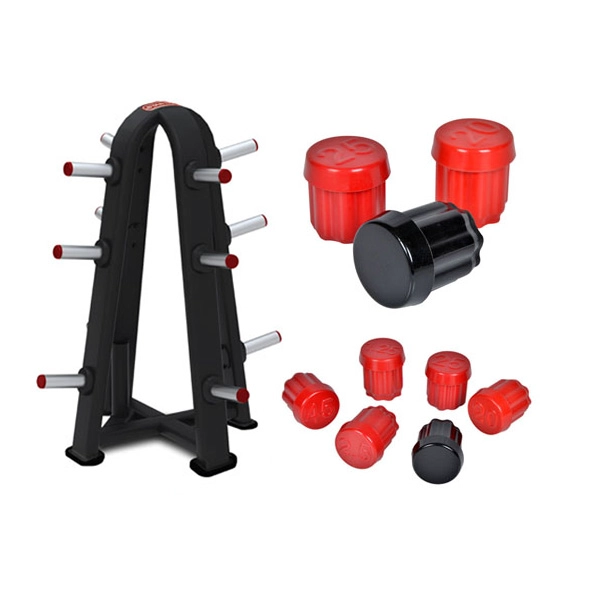 China barbell bar pijpplug, plug PU buis, rood zwarte stekker, plug fabrikant