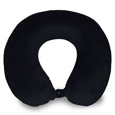 coche de la almohadilla del cuello, almohadilla inflable del recorrido, almohadilla del cuello de la memoria de la espuma, la forma de U almohada de la meditación