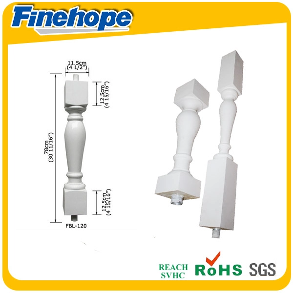 cheap polyurethane balusters,China professional baluster supplier,staircase pu handrail baluster, polyurethane balustrade professional supplier