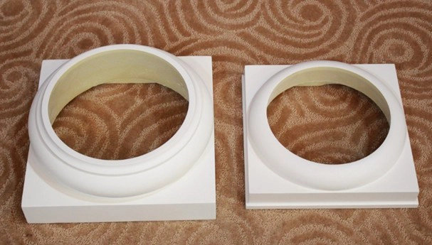 handrails capitals and caps,PU bottom base ,high density PU balusters pillar, professional manufacture of balusters