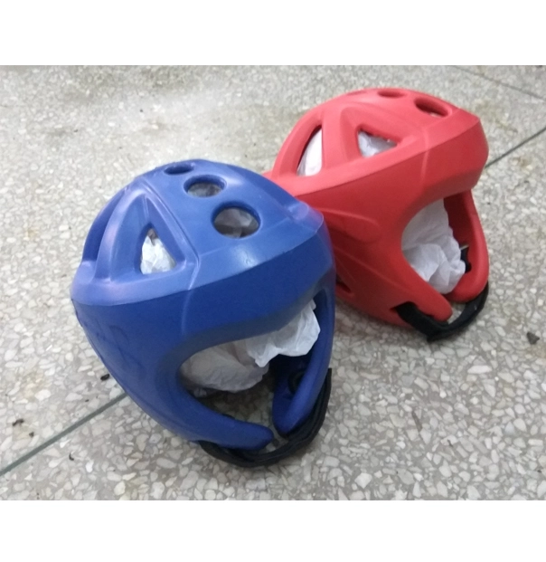 high quality OEM head guard, head guard for taekwondo, red boxing headgear